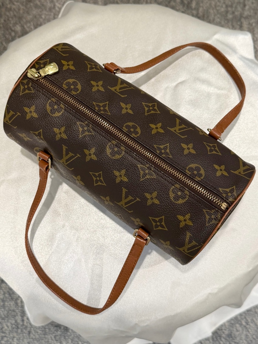 Louis Vuitton Brown Monogram Canvas Papillon 26 Vintage - Picture 6 of 13